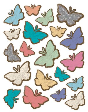 Home Sweet Classroom Butterflies Stickers