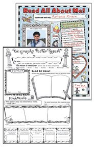 Biography Report Instant Personal Poster Set