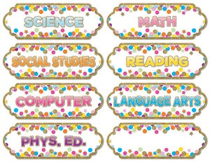 Confetti Magnetic Subjects