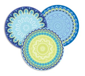 Blue Harmony Assorted Rounds Cut-Outs