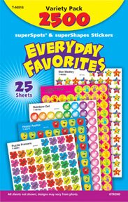 Everyday Favorites superSpots & superShapes Stickers