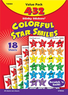 Stinky Stickers® Extra Value Variety Pack - Star Smiles