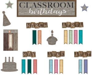 Home Sweet Classroom Birthday Mini Bulletin Board Set