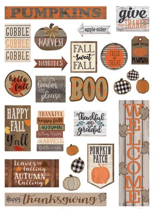 Home Sweet Classroom Happy Fall! Mini Bulletin Board Set