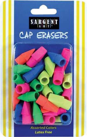 Sargent Arts Pencil Top Erasers