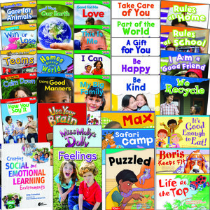 Social and Emotional 31-book set Grades K-1 with Shell Book
