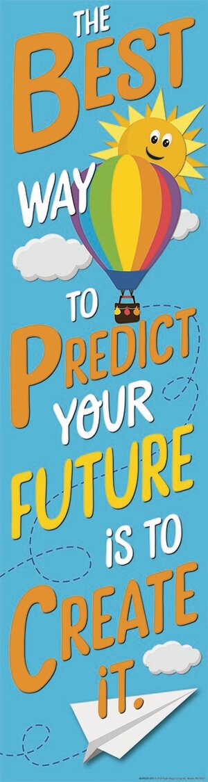 Growth Mindset Predict Your Future Vertical Banner