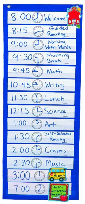 Scheduling Chart