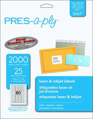 Pres-A-Ply Printer Labels