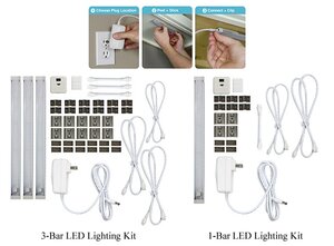 Under Cabinet Lighting - 3-bar LED Lighting Kit