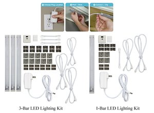Under Cabinet Lighting - 1-Bar LED Lighting Kit