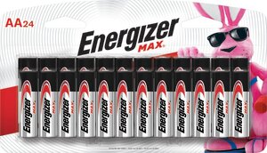 Energizer Max Alkaline Batteries 12 and 24 Count Packs