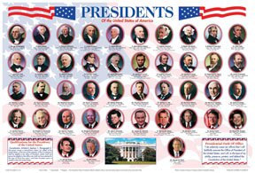 Learning Placemats - Presidents