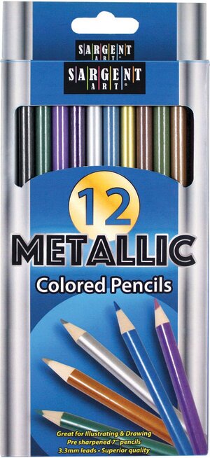 Sargent Art Metallic Colored Pencils