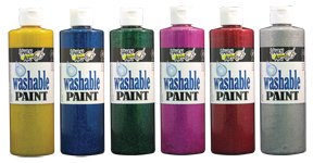 Washable Glitter Paint - 8 Oz.