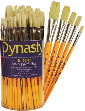 School Smart Multi-Purpose Paint Brush Assortment Set of 144 
