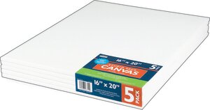 Economy Stretched Canvas, 5-Pack