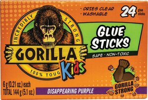 Gorilla® Kids Washable Glue Sticks