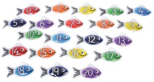 Rainbow Gel Number Fish