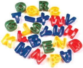 Alphabet Clay and Dough Cutters