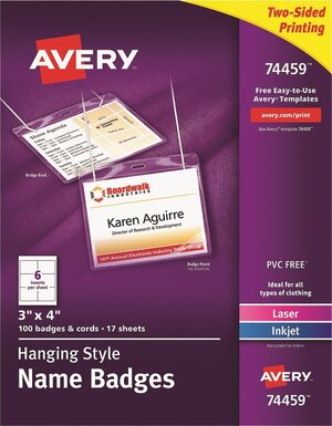 Avery® Neck Hanging Style Badge Holder
