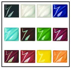 AMACO® Semi-opaque F-Series Glazes (lead free) - Class Pack
