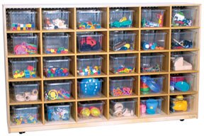 Cubby Storage Cabinets - 30 Tray Storage