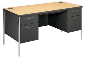 HON Mentor™ Double Pedestal Desk