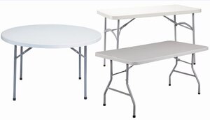 National Public Seating Blow-Molded Folding Tables