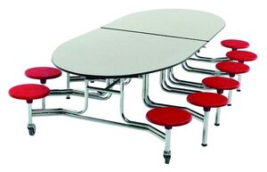 Mobile Stool Tables