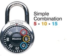 Simple Combos™ ADA Inspired Combination Locks