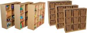 Cubby Storage with Baskets