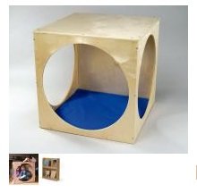 Play House Cube & Royal Blue Floor Mat