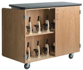 Mobile Microscope Storage Cabinet
