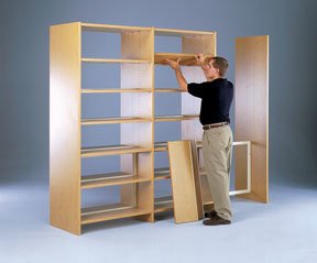 Single Faced Library Shelving Starter Units