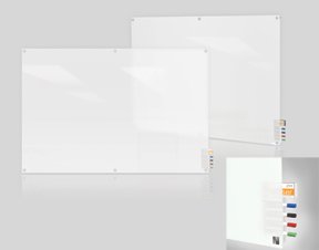 Harmony Premium Frosted Glass Markerboard - Non Magnetic