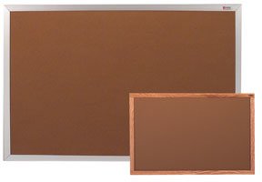 Plas-Cork® Bulletin Boards by Marsh with Aluminum Frame