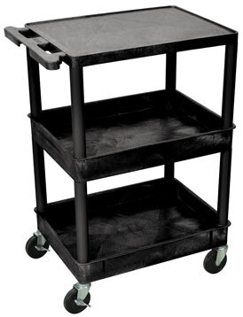 STC-211 24 in. 3-Shelf Utility Cart