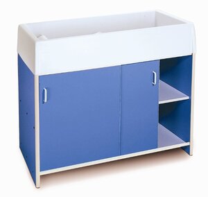 EZ Clean Infant Changing Cabinet - Blue