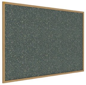 Ghent Recycled Rubber Tackboards with Wood Frame