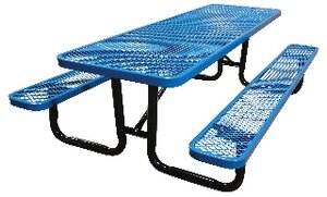 Standard Expanded Metal Picnic Tables