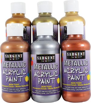 Metallic Acrylic Paint Set