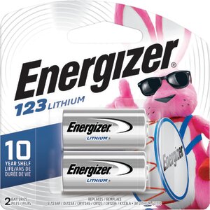 Energizer® 123 Photo Lithium Batteries