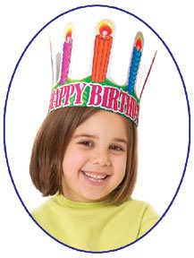 Write-On Happy Birthday Crowns