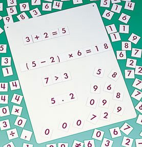 Magnetic Numerals & Small Magnet Board