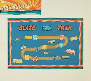 Adventurer Blaze Your Own Trail Mini Bulletin Board Set