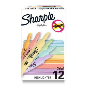 Sharpie Tank Highlighters, Pastel Colors
