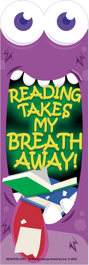 Reading Takes My Breath Away Bookmarks