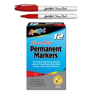 Liqui-Mark® Sharp Mark Permanent Markers