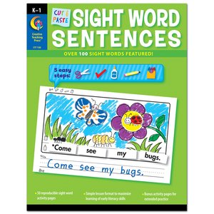 Cut & Paste Sight Word Sentences